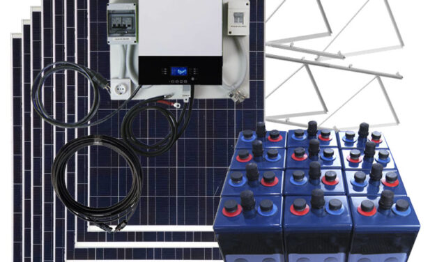 Kit energía solar: 8 placas para un hogar autosustentable