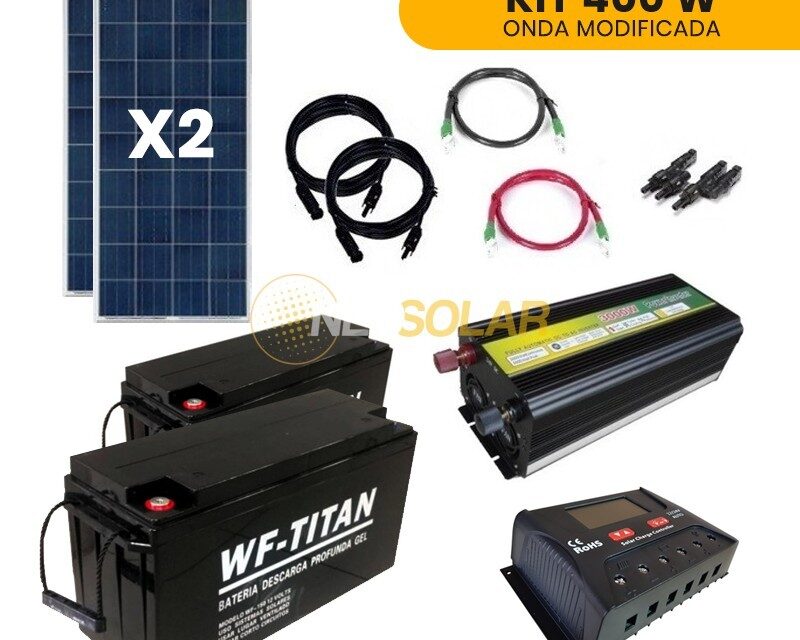 Kit Solar 400W: La solución energética sostenible para tu hogar