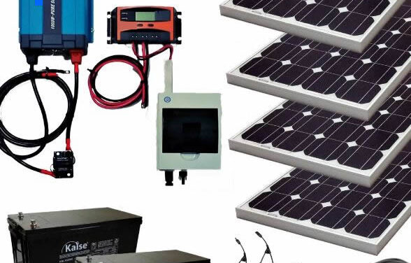 Kit solar 600W: Energía renovable en casa con este completo set