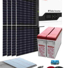 Kit solar aislada 3000W: Energía sostenible para tu hogar