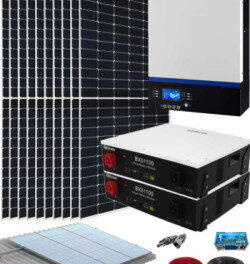 Kit Solar Aislada 5000W: Energía sostenible y autónoma para tu hogar
