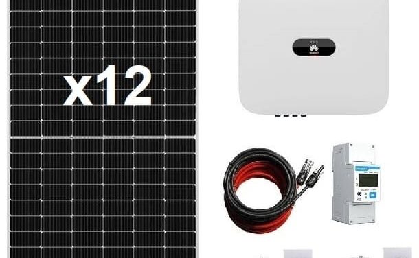 Kit Solar Huawei 5000W: Energía renovable y eficiente para tu hogar