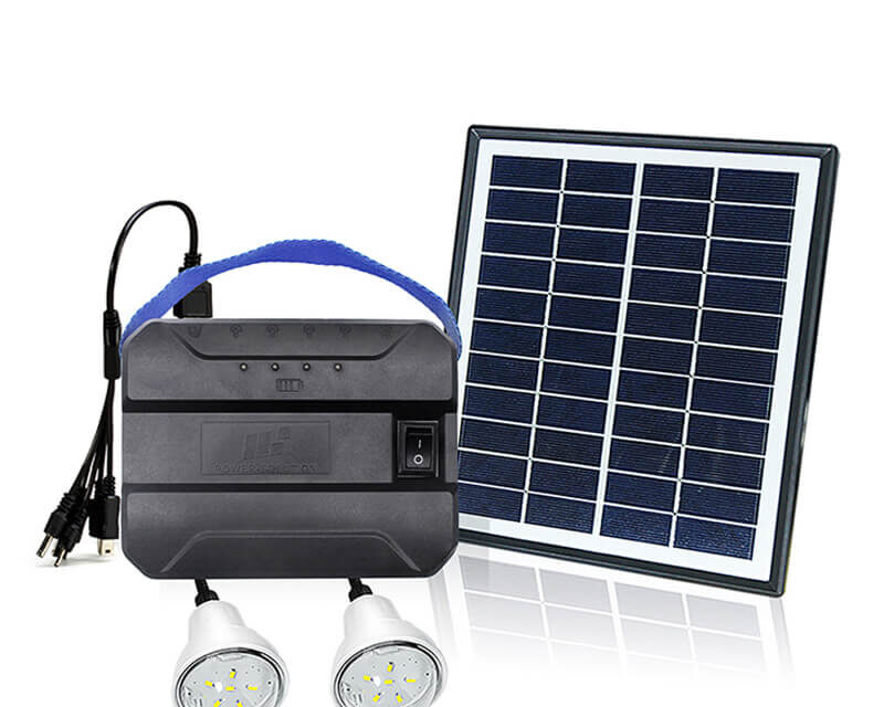 Kit solar: ilumina tu hogar con 4 bombillas
